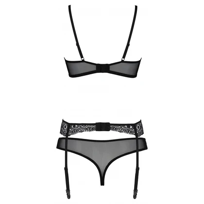 Set Passion Eco Zinnia Negru L-XL