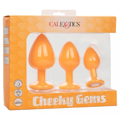 Set Plug Cheeky Gems 3 Portocaliu