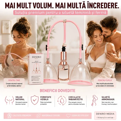 Set Pompă Sâni Large Rose Gold