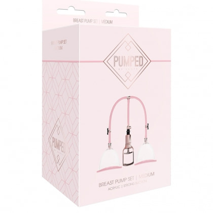 Set Pompă Sâni Medium Rose Gold