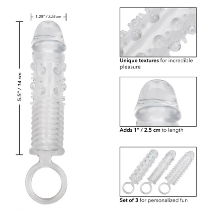Set Prelungitoare Textured Extension Transparent
