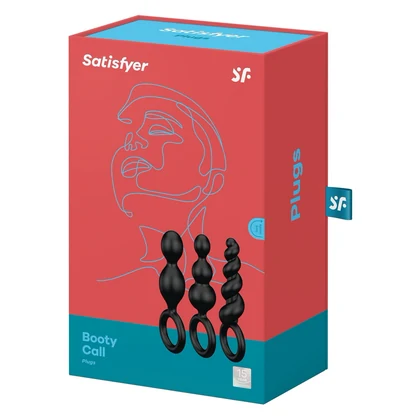 Set Satisfyer De Accesorii Pentru Satisfacție Anală Negru