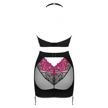 Set Top Skirt Rosenty Negru XS-S