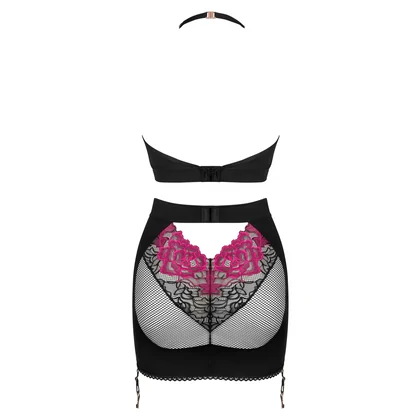 Set Top Skirt Rosenty Negru XS-S