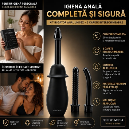 Setul De Igienă Intimă Secretă Unisex Negru