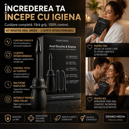 Setul De Igienă Intimă Secretă Unisex Negru