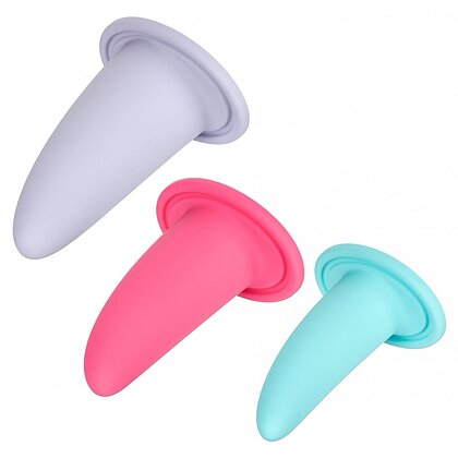 She-Ology Set Dilatatoare Purtabile — 3 Piese, silicon Multicolor