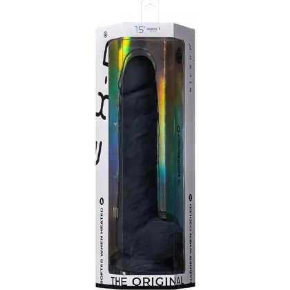 Silex-D 38 cm – Model Realist silexpan, cu Ventuză Negru
