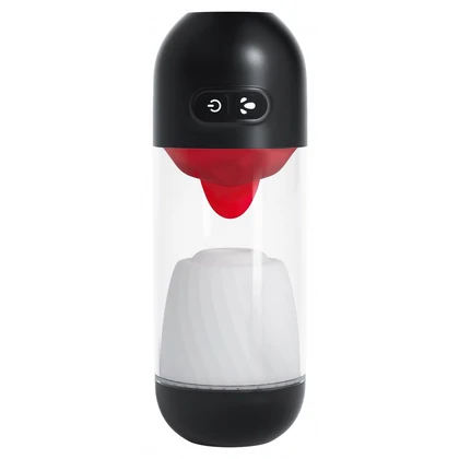 Slurpy Crushious Masturbator Automat 2 în 1 Alb