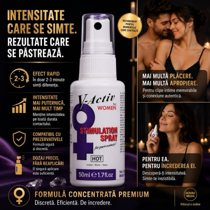 Spray De Stimulare Feminină V-Activ 50 ml