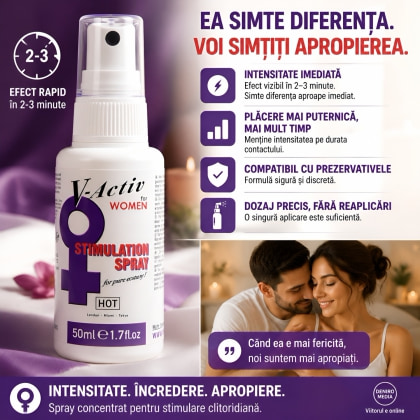 Spray De Stimulare Feminină V-Activ 50 ml