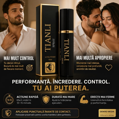 Spray Tianli Pentru Întârzierea Ejaculării Precoce 10ml