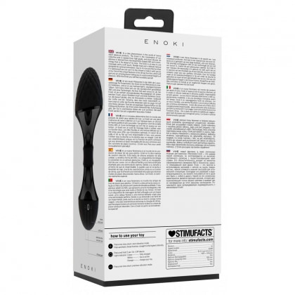 Stimulator Clitoris Enoki Bendable Massager Negru