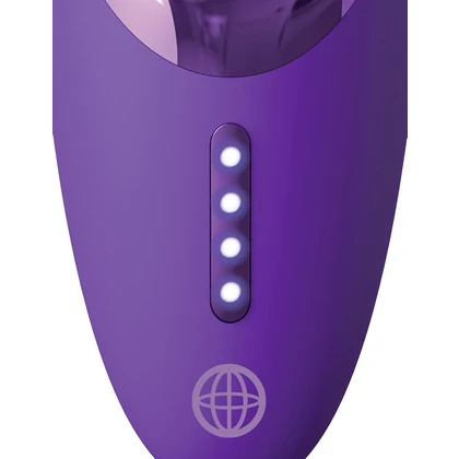 Stimulator cu Suctiune și Limbă Vibratorie, 7 Moduri, USB-C Mov