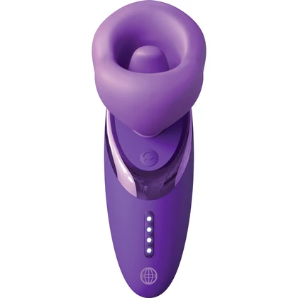 Stimulator cu Suctiune și Limbă Vibratorie, 7 Moduri, USB-C Mov