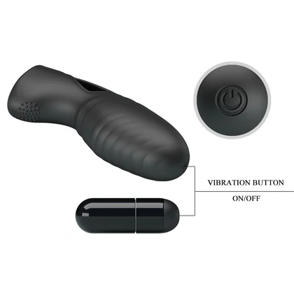Stimulator Cu Vibrații Clitoris Pretty Love Alan Negru