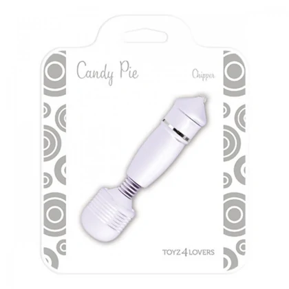Stimulator Intim Candy Pie Chipper Alb Compact Soft Touch