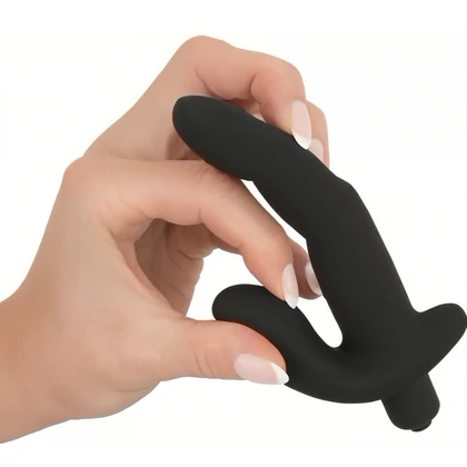 Stimulator Prostată Finger Rebel Naughty Negru