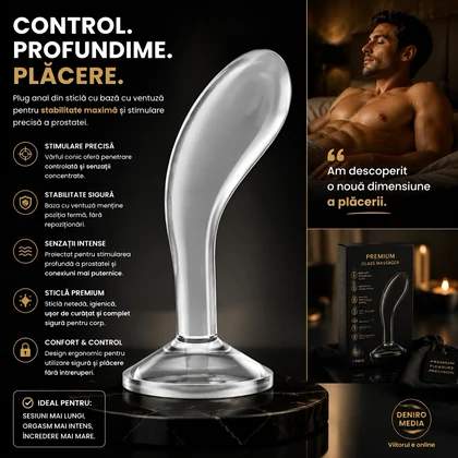 Stimulator Prostată Flawless Clear Prostate Transparent
