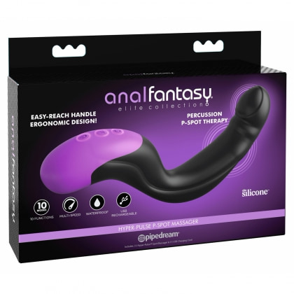 Stimulator Prostată Hyper Pulse P-Spot Negru