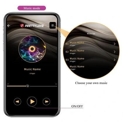 Stimulator Prostată Pretty Love Archenemy App Negru