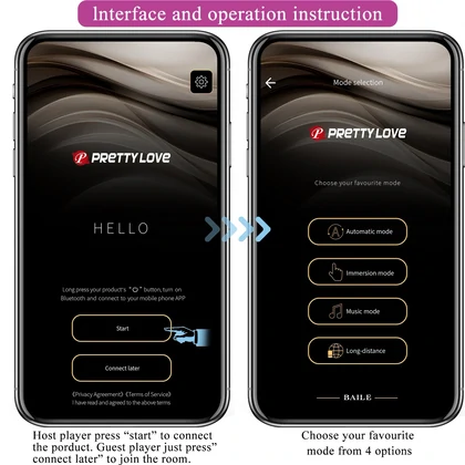 Stimulator Prostată Pretty Love Archenemy App Negru