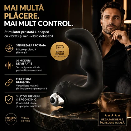 Stimulator Prostată Rebel Negru