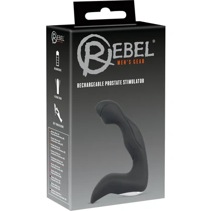 Stimulator Prostată Reîncărcabil Rebel Negru