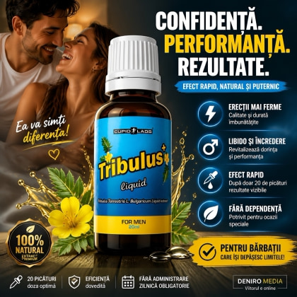 Stimulent Erecție Tribulus 20ml