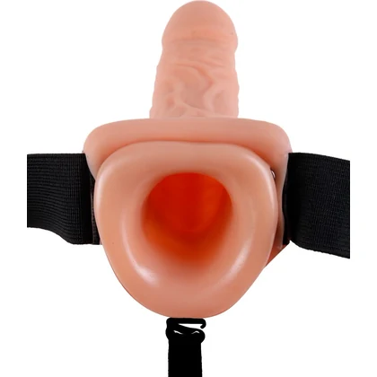 Strap-On 18cm Vibrating Hollow