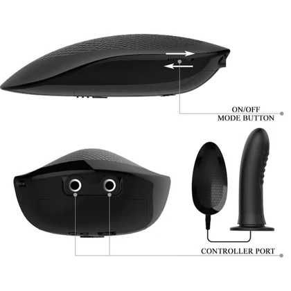 Strap On Bărbați Myron Pretty Love Negru
