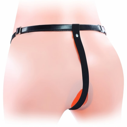 Strap-On Dublu Unisex Hollow