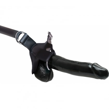 Strap-On Hollow 30cm Negru