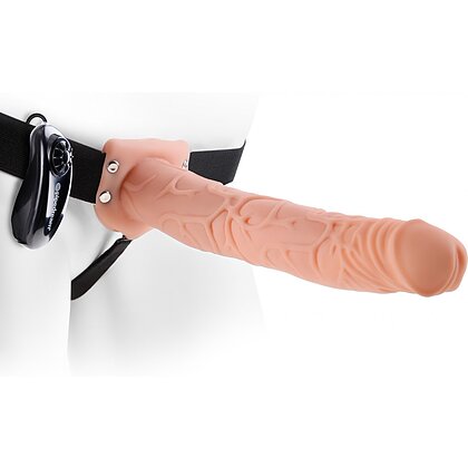 Strap On Vibrating Hollow Fetish Fantasy Natural