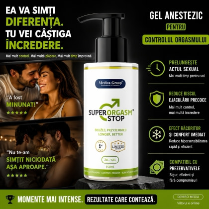 Super Orgasm Stop Gel Întârziere Ejaculare 150ml