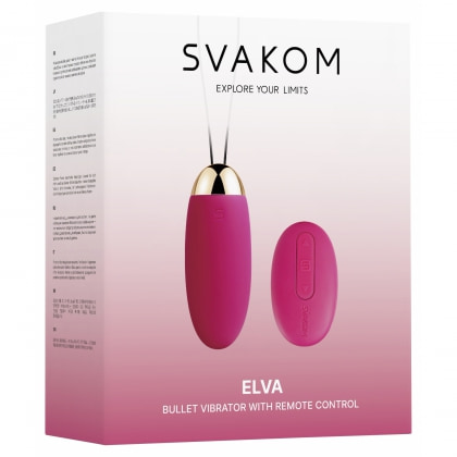 Svakom Elva Remote Control Vibrating Egg Roz