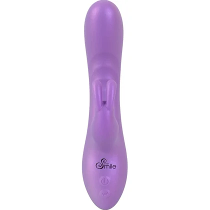 Sweet Smile Flexible Rabbit 18.3 cm — 24 Moduri, Reîncărcabil Mov