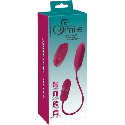Sweet Smile Love Egg Duo — 10+7 Moduri, Wireless Mov