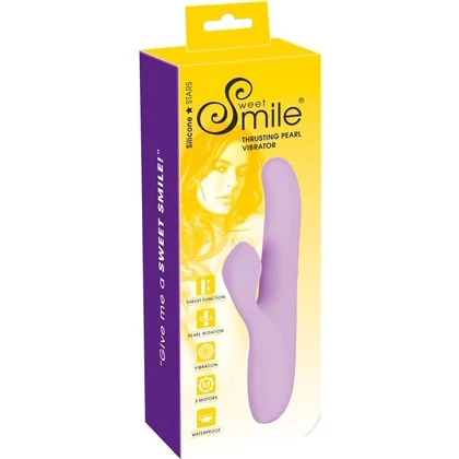 Sweet Smile Thrusting Pearl, 10 Vibrații, 5 Împingeri Mov