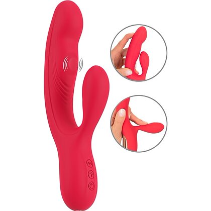 Sweet Smile Thumping Rabbit — 10+5 Moduri, Reîncărcabil Roșu