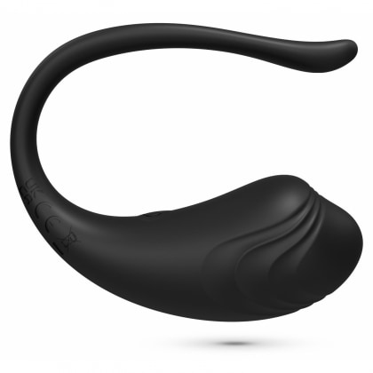 Tamago Ou Vibrant 9 Moduri Telecomandă 15m Reîncărcabil Negru
