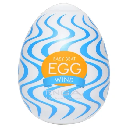 TENGA Egg Wind Single Sleeve elastic compact și discret Alb