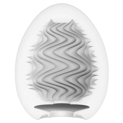 TENGA Egg Wind Single Sleeve elastic compact si discret Alb
