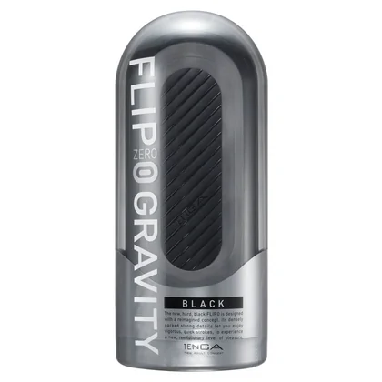 Tenga Flip Zero Gravity — 16cm Inserabil Negru