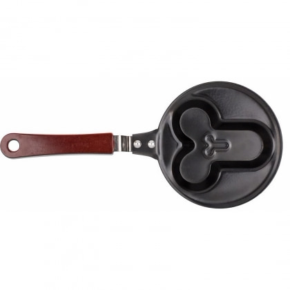 Tigaie Oua Amuzantă 14 cm – Formă Penis, Teflon