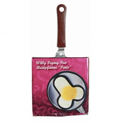Tigaie Oua Amuzantă 14 cm – Formă Penis, Teflon