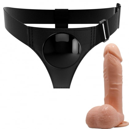 Pretty Love Tom — Ham Reglabil cu Dildo Realist 20 cm