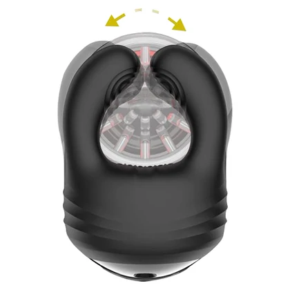Torky - Compressing Rotating Masturbator with App Control Negru