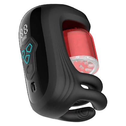 Torky - Compressing Rotating Masturbator with App Control Negru