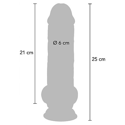 ToyJoy Deluxe Dual Densitate 25cm